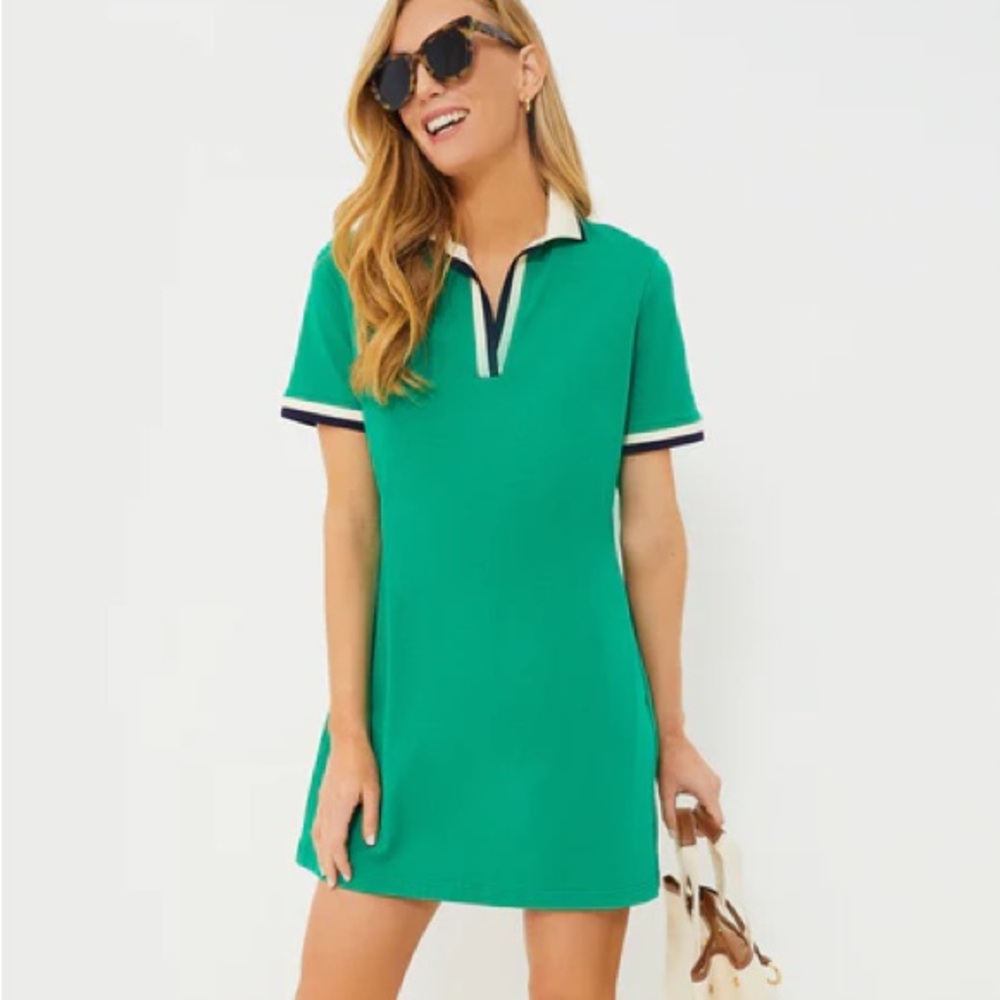 Tuckernuck Green Hutton Polo Dress - Picture 2 of 5